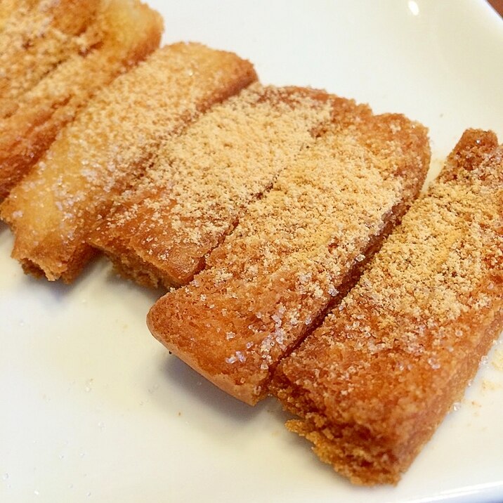 子供が喜ぶ!一口きなこ揚げパン!